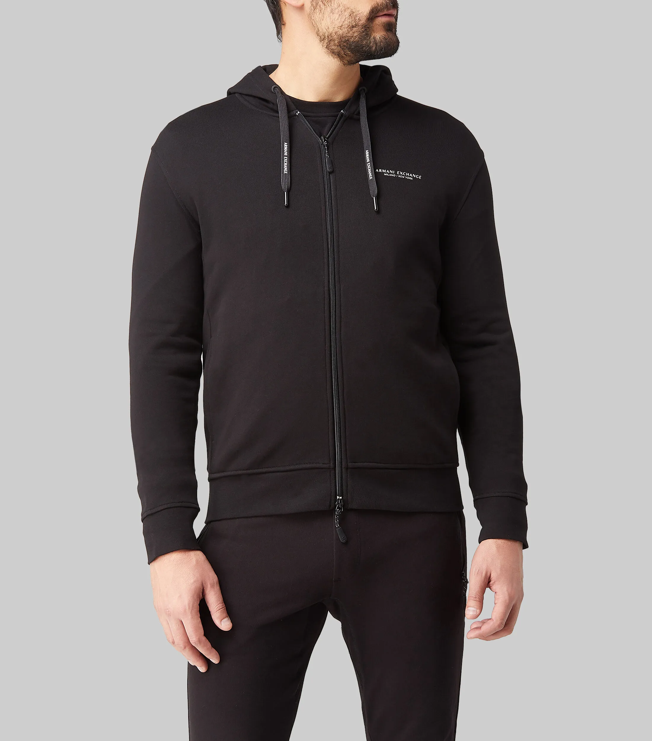 Armani Exchange Sudadera con Cremallera y Capucha Hombre