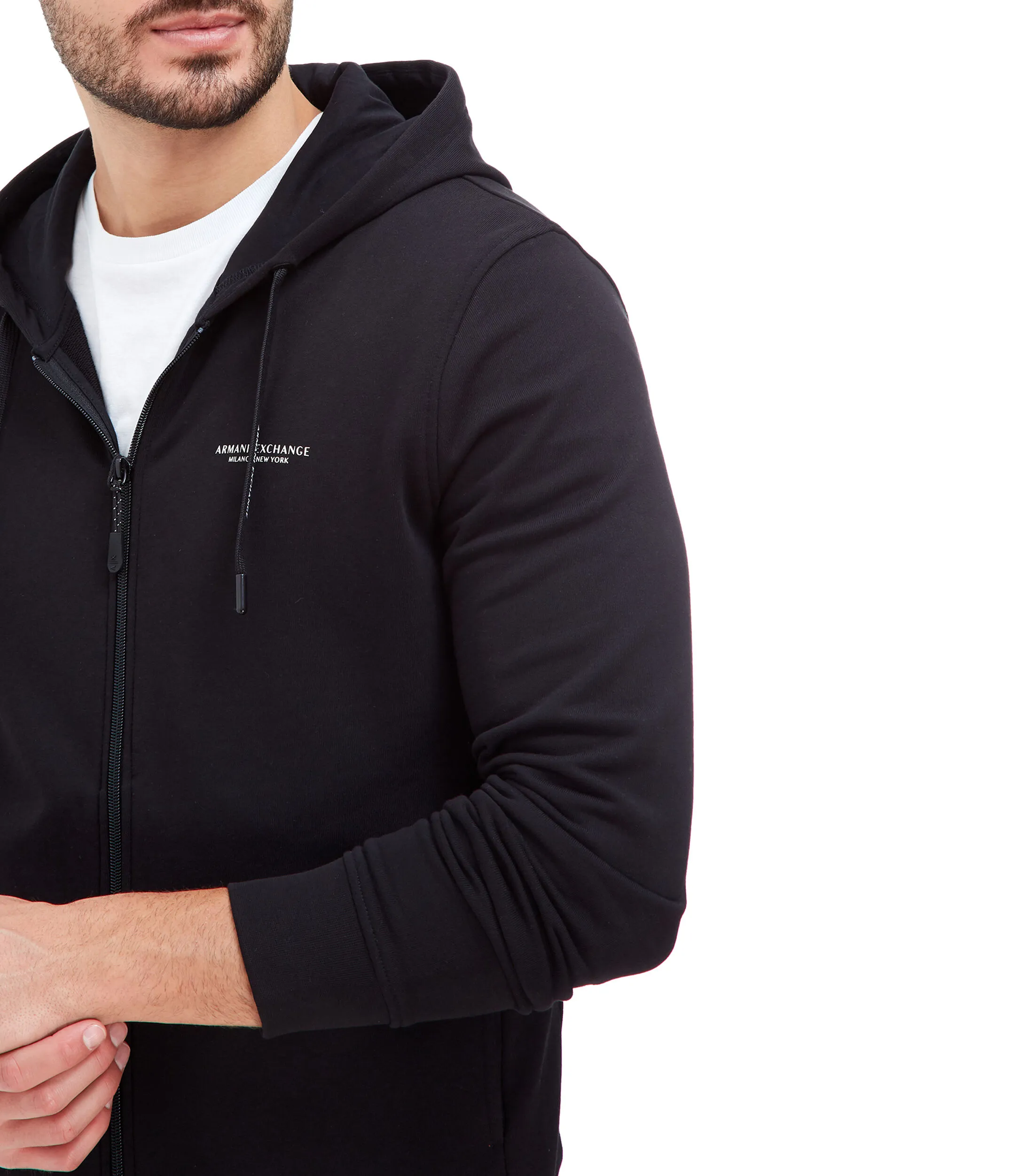 Armani Exchange Sudadera con Cremallera y Capucha Hombre