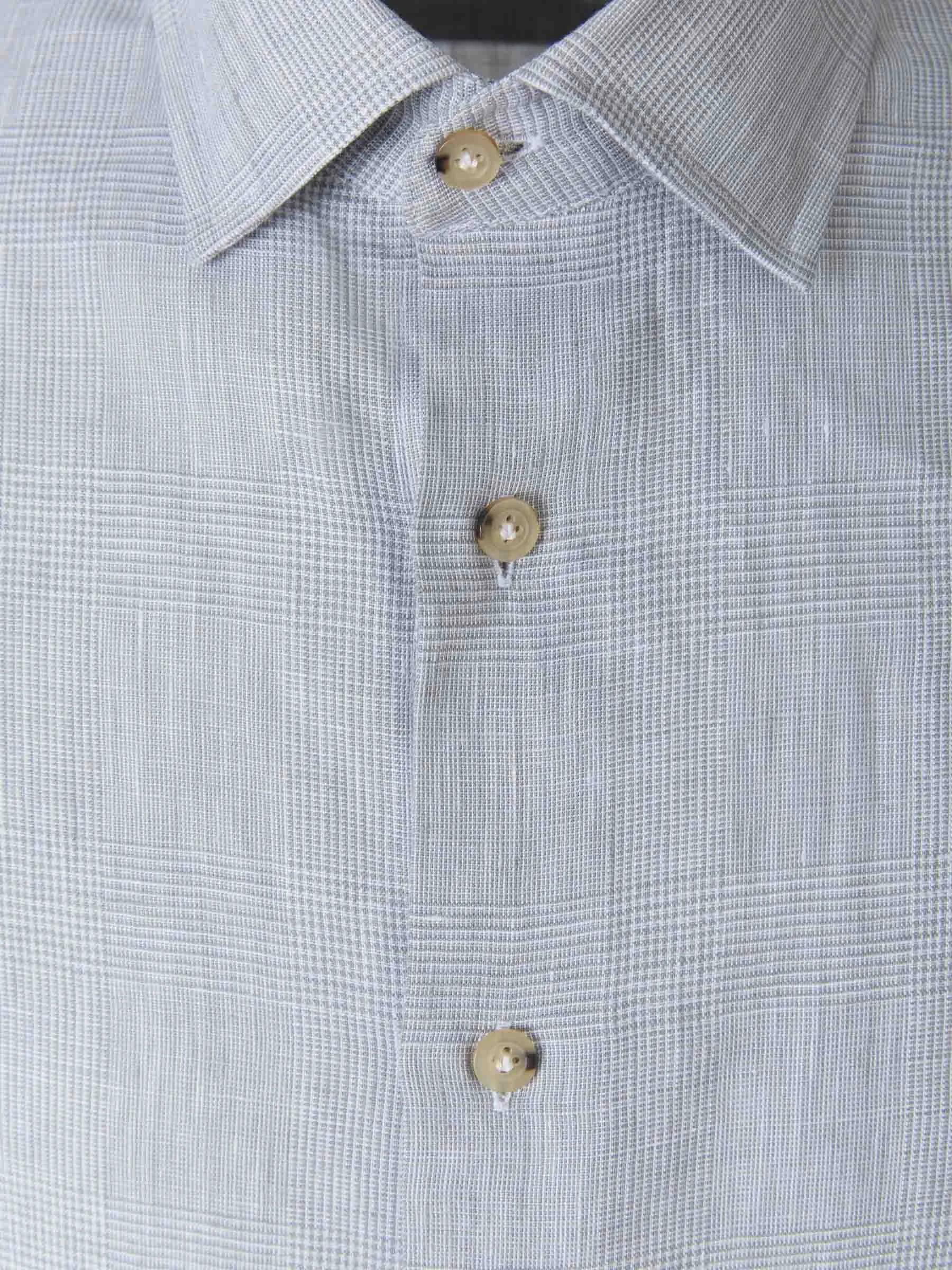 Atelier Munro Camisa Diseño Cuadros Rayas