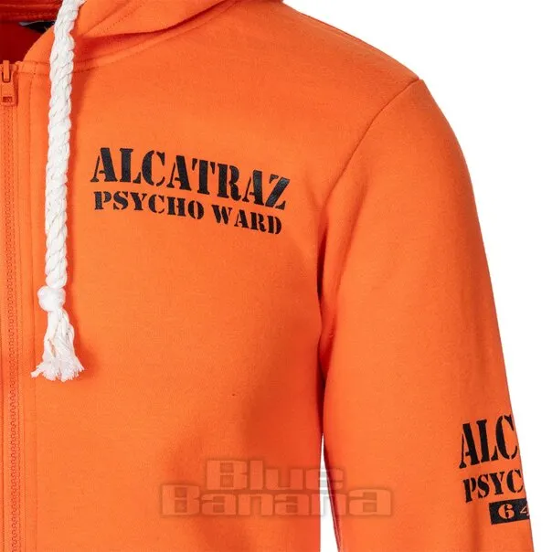 Banned Sudadera Con Capucha De Alcatraz (Naranja)