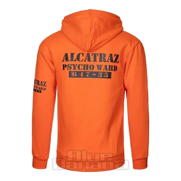 Banned Sudadera Con Capucha De Alcatraz (Naranja)