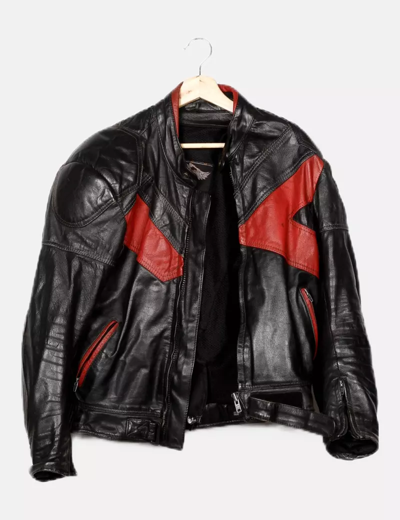 Bikers Chaqueta bicolor piel moto