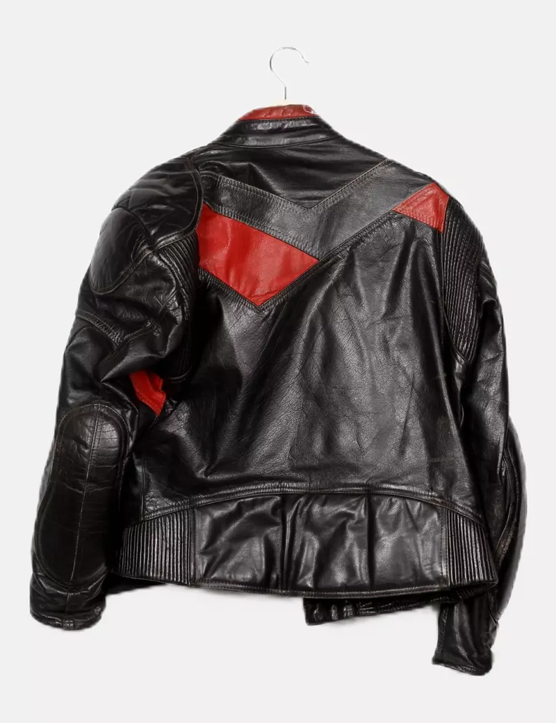 Bikers Chaqueta bicolor piel moto