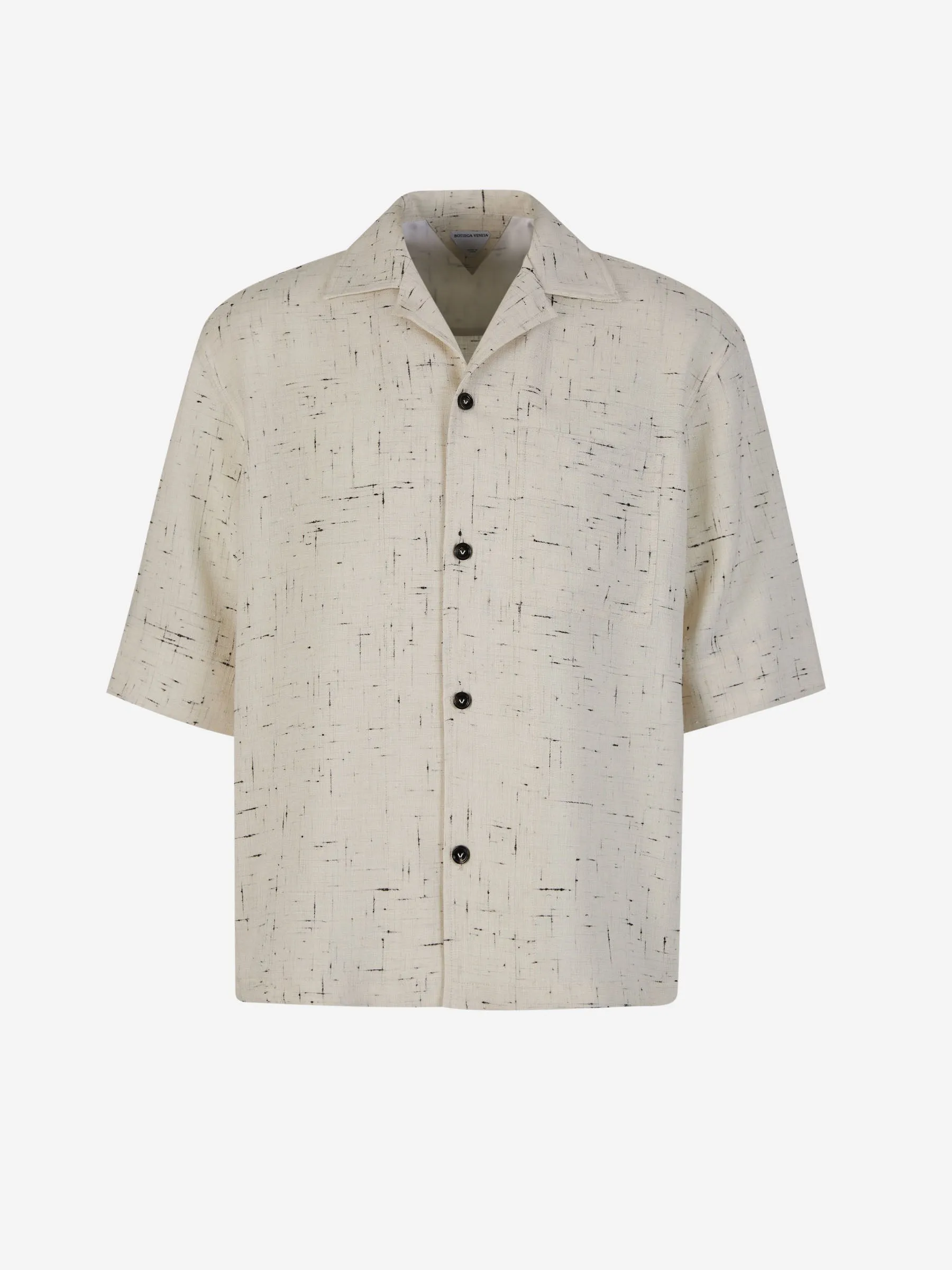 Bottega Veneta Camisa Texturizada Bolsillo