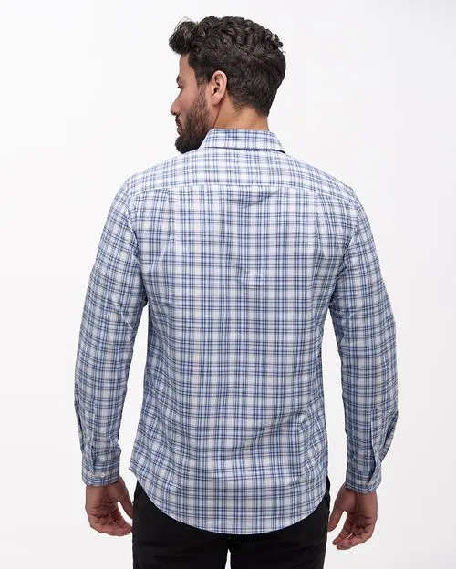 Camisa Hombre Piedro Azul Oxford