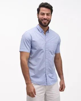 Camisa Hombre Ruben Celeste Indigo