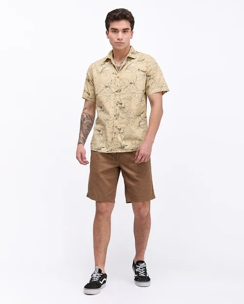 Camisa Hombre Tulio Beige Tapioca