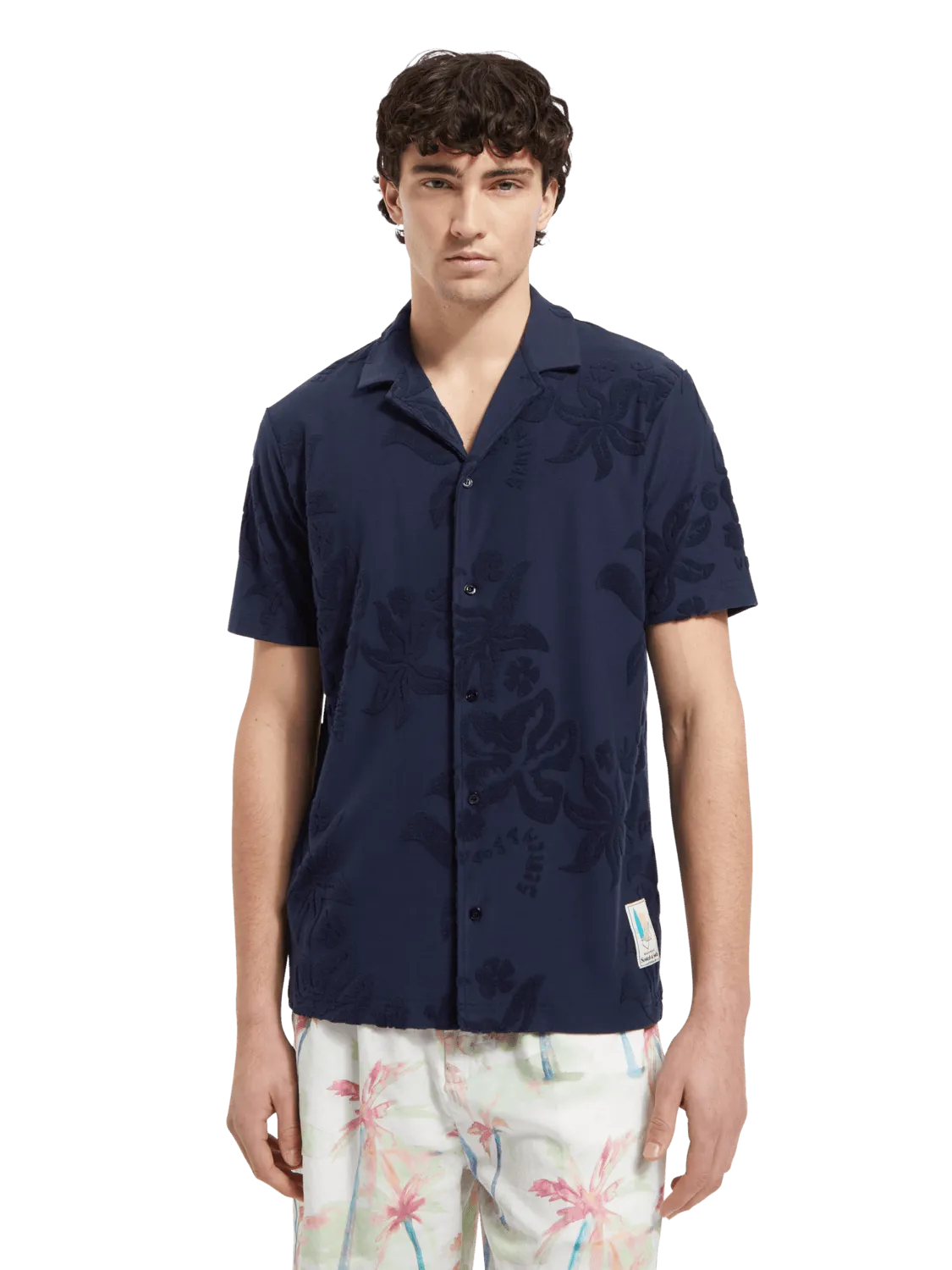 Camisa Scotch & Soda Terry Jacquard