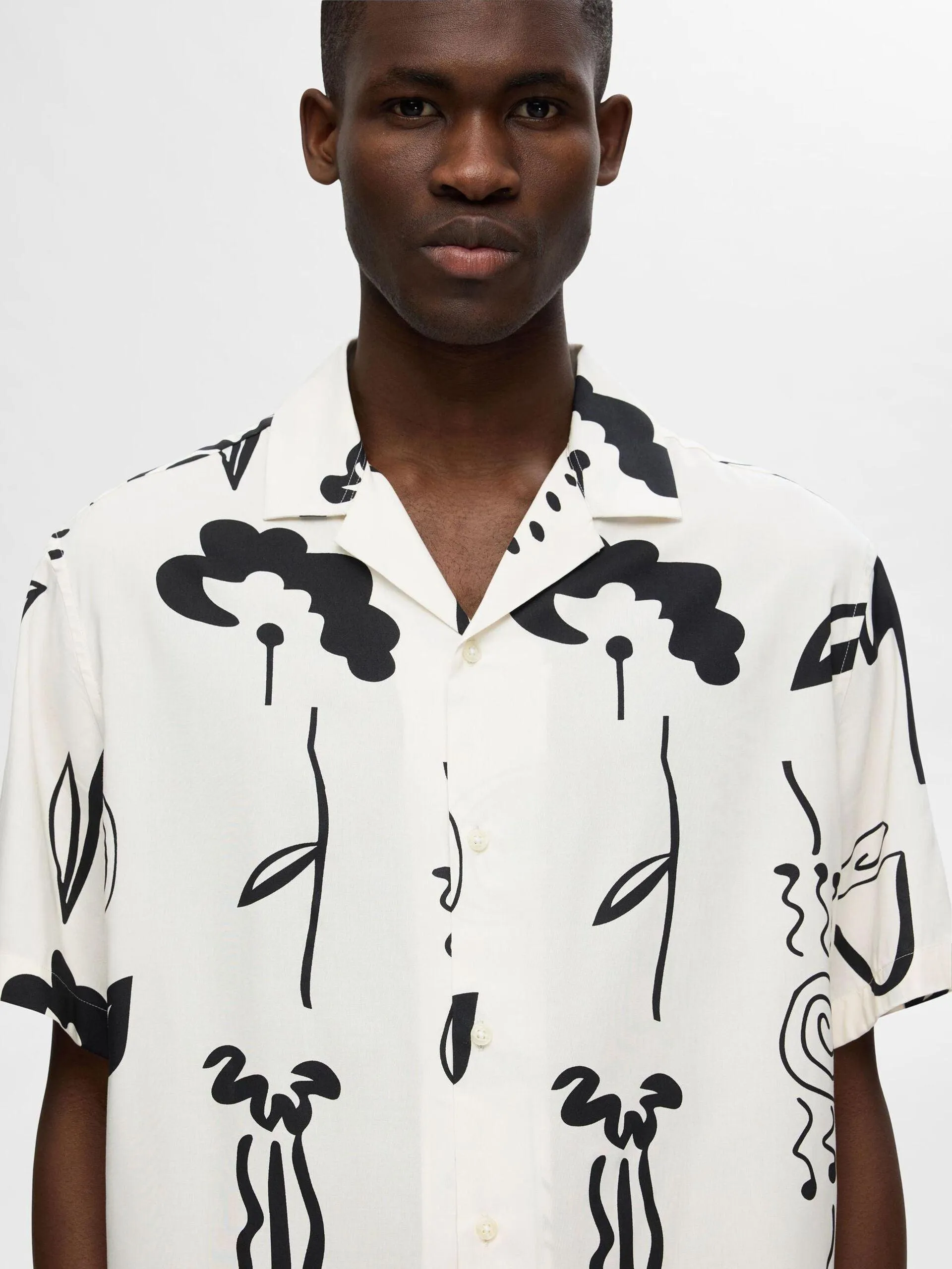 Camisa Selected Relax Rajesh Bright White