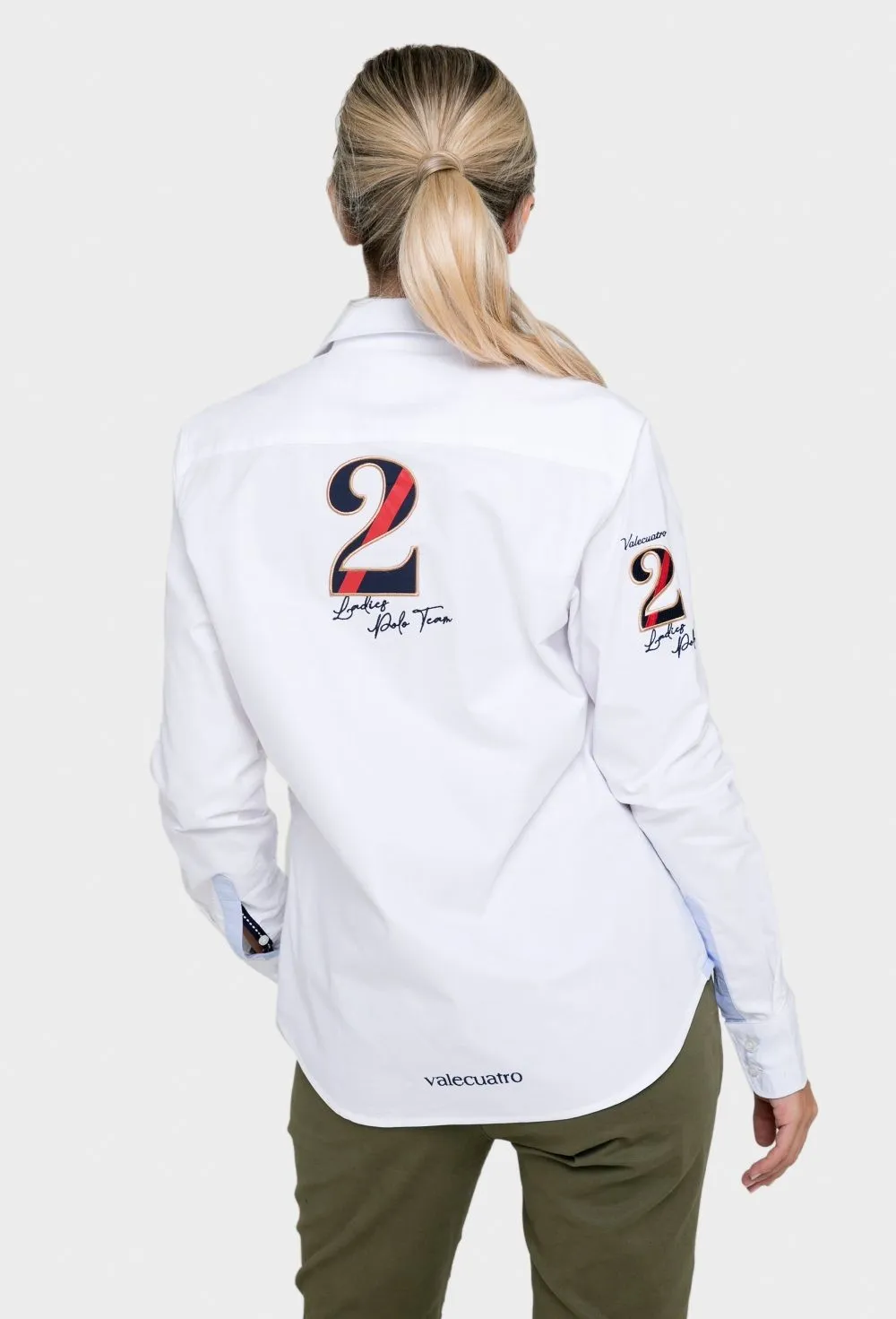 Camisa VLC Team color blanco