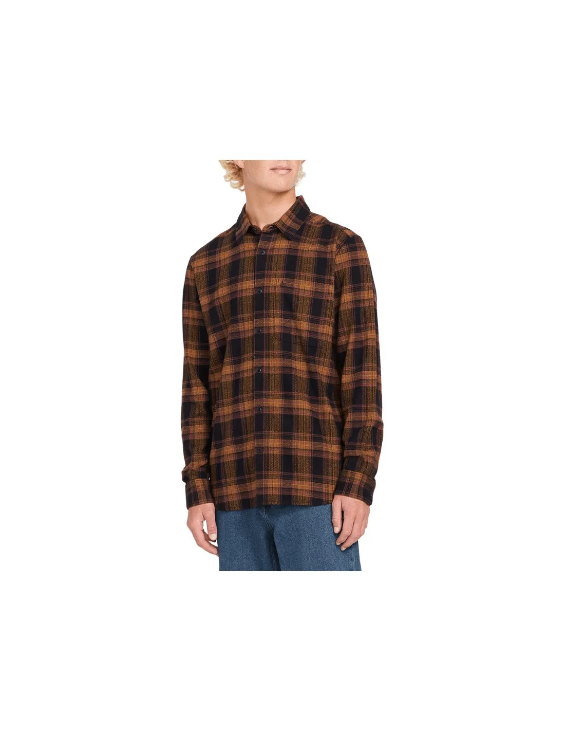 CAMISA VOLCOM BAYSTONE FLANNEL LS 