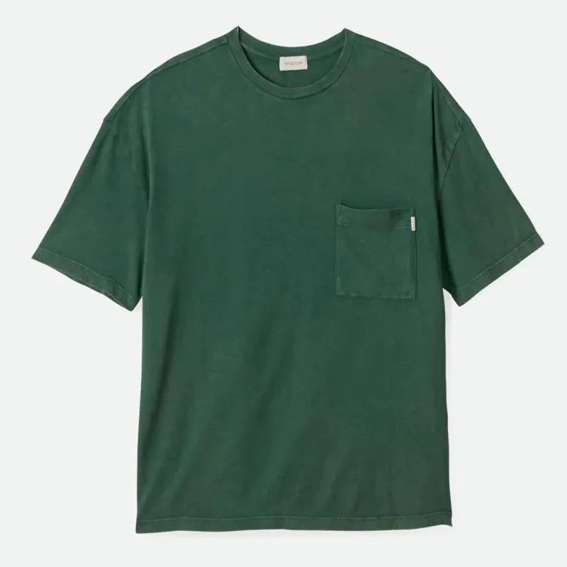 Camiseta Brixton: Carefree Oversized Bf Pocket T (Pine Ndl)