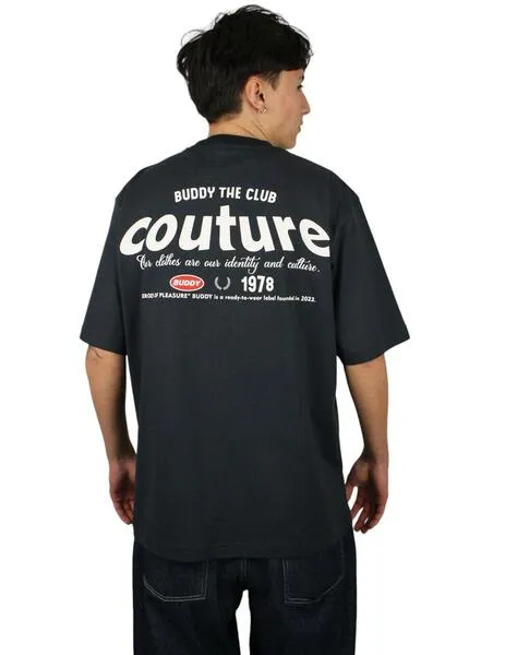 Camiseta Buddy Couture Oversized azul marino