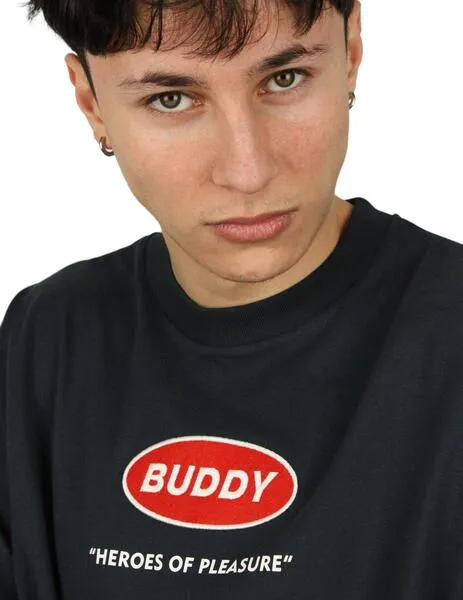 Camiseta Buddy Couture Oversized azul marino