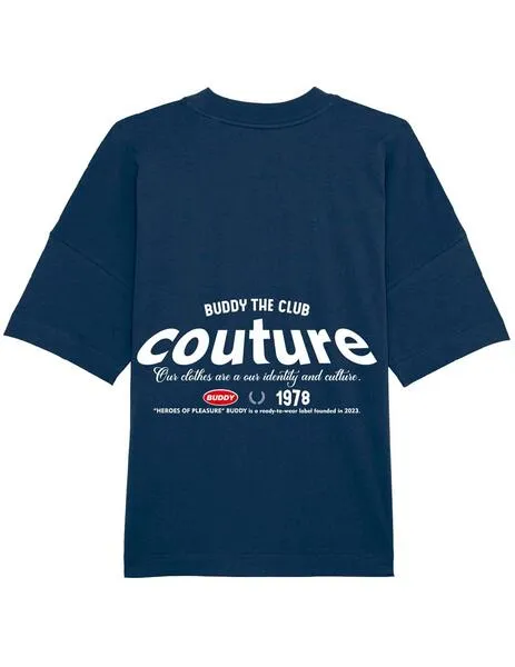 Camiseta Buddy Couture Oversized azul marino