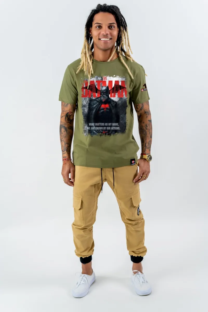 Camiseta de hombre BAT RED kaki