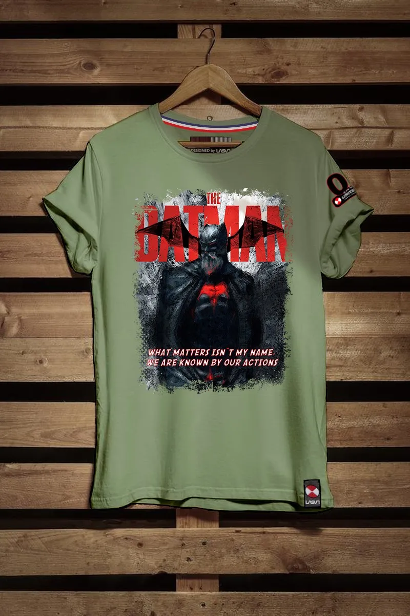 Camiseta de hombre BAT RED kaki