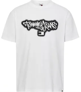 CAMISETA FIT REGULAR LOGO GRAFITTI HOMBRE TOMMY JEANS