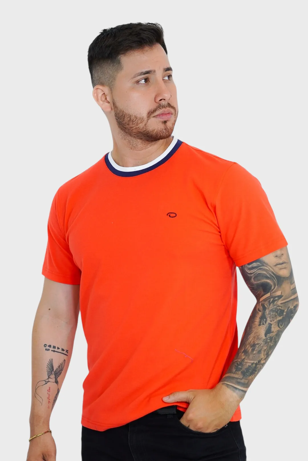 Camiseta Oscar De La Renta Salmon