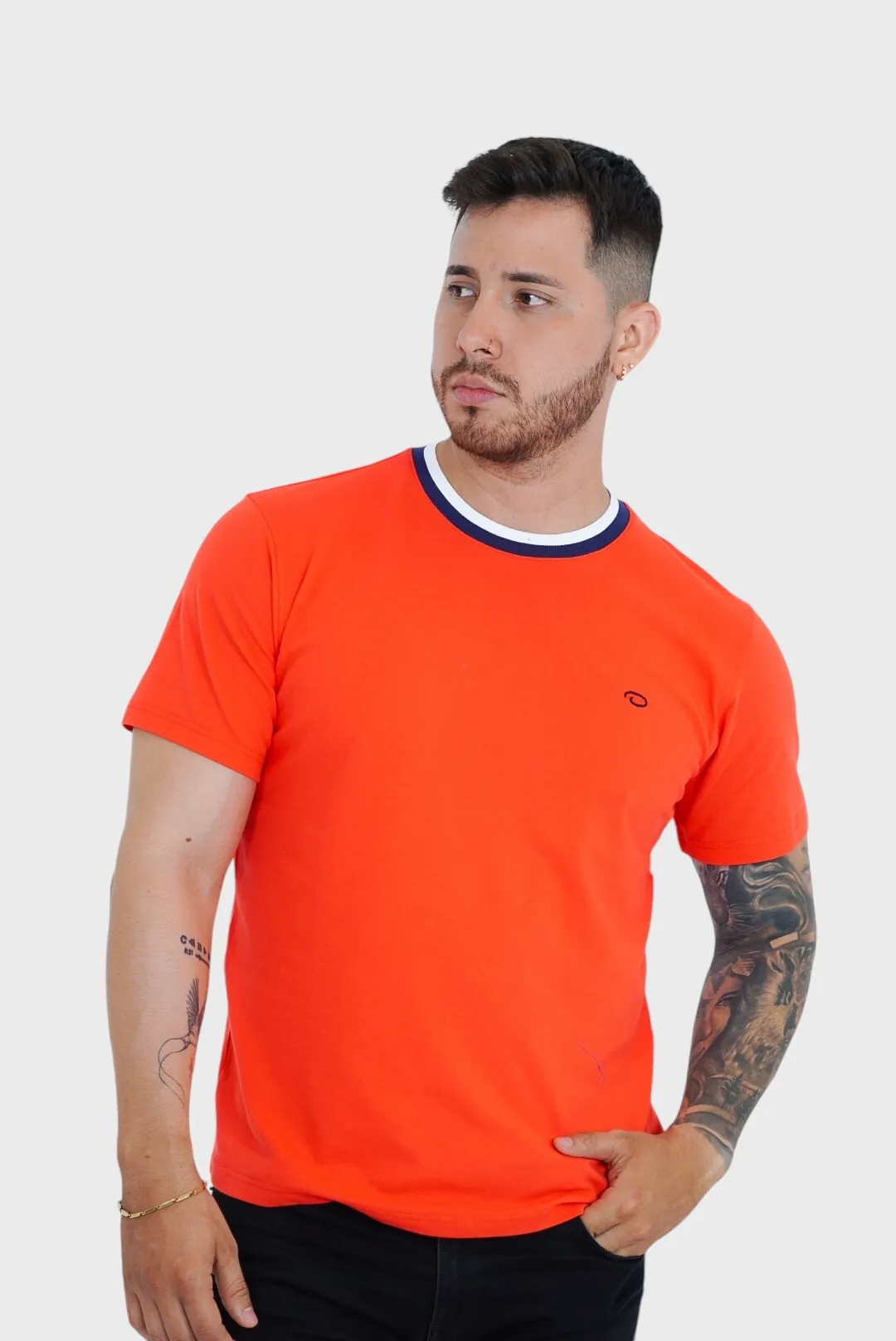 Camiseta Oscar De La Renta Salmon