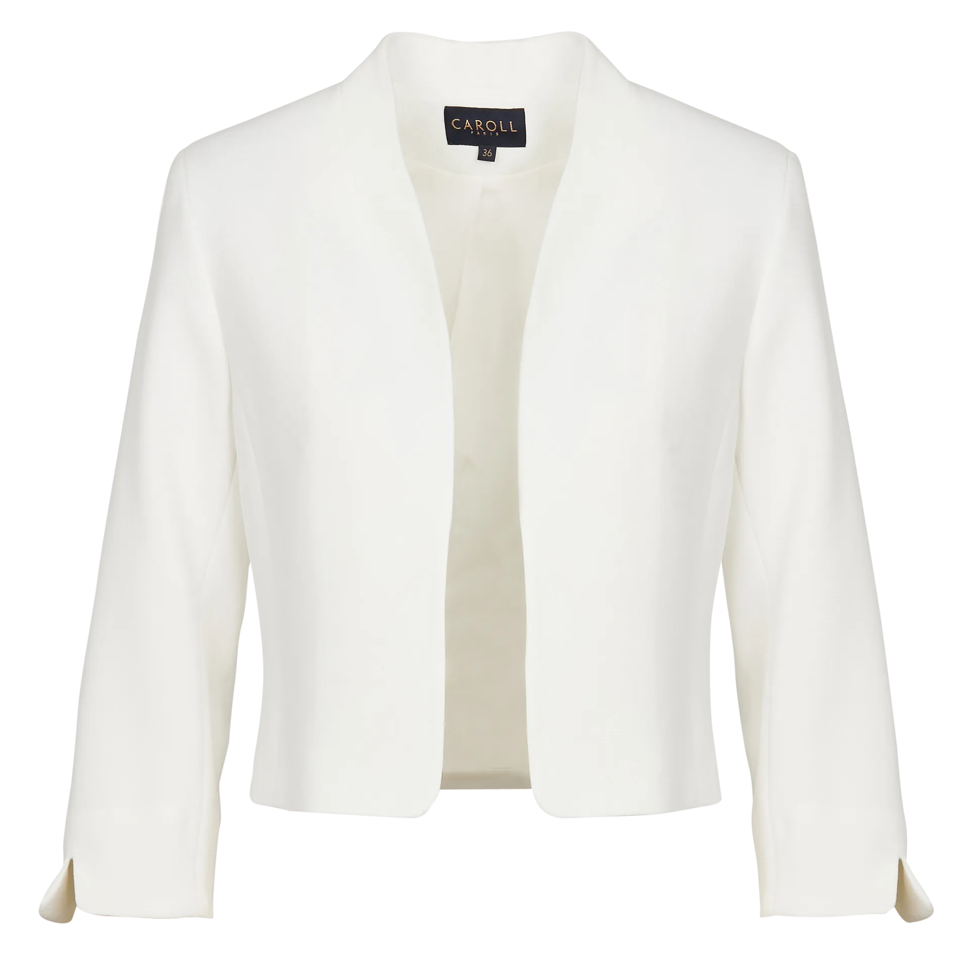 CAROLL VANGELA - Chaqueta corta recta en beige