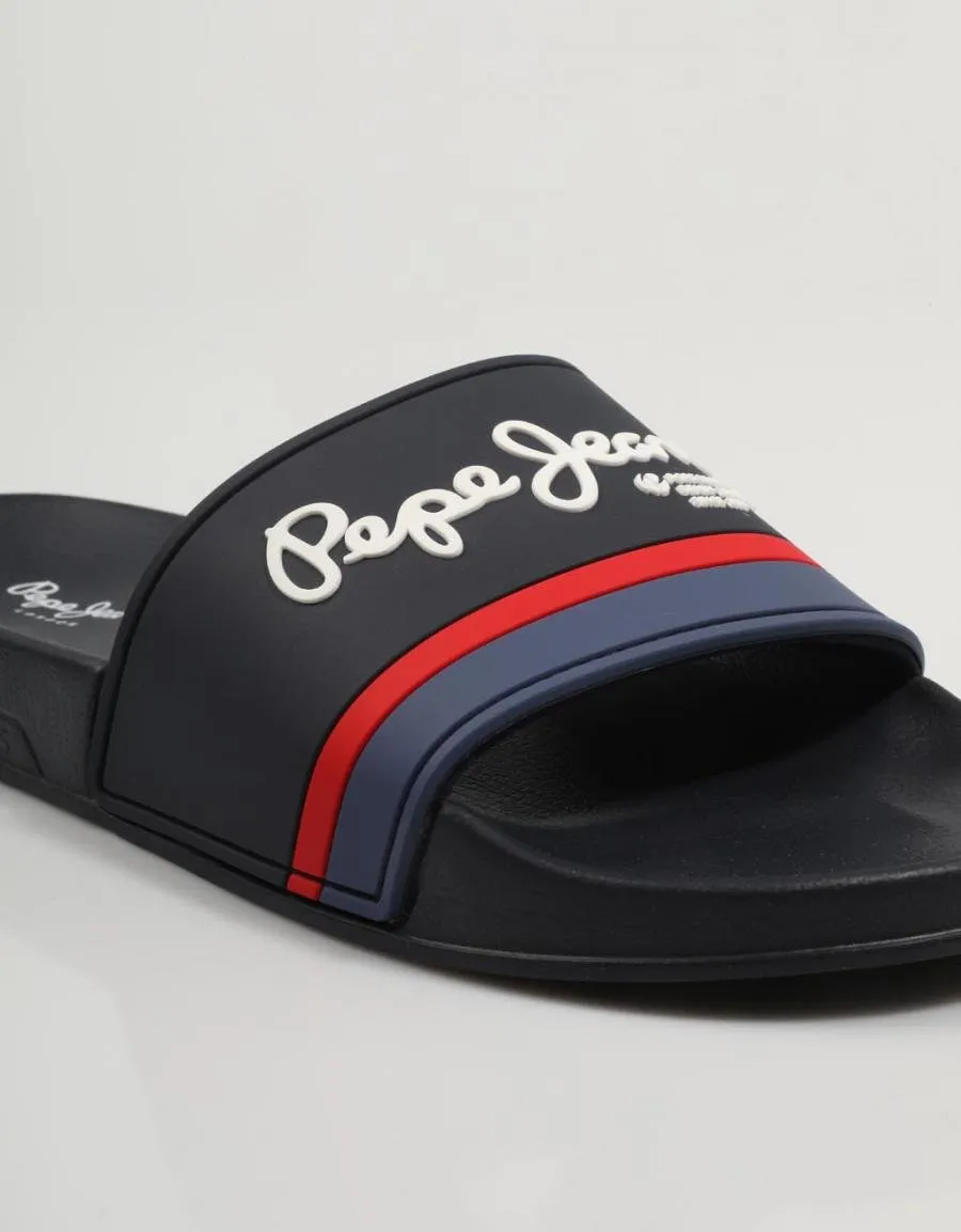  chanclas PEPE JEANS Slider en Azul marino 81654