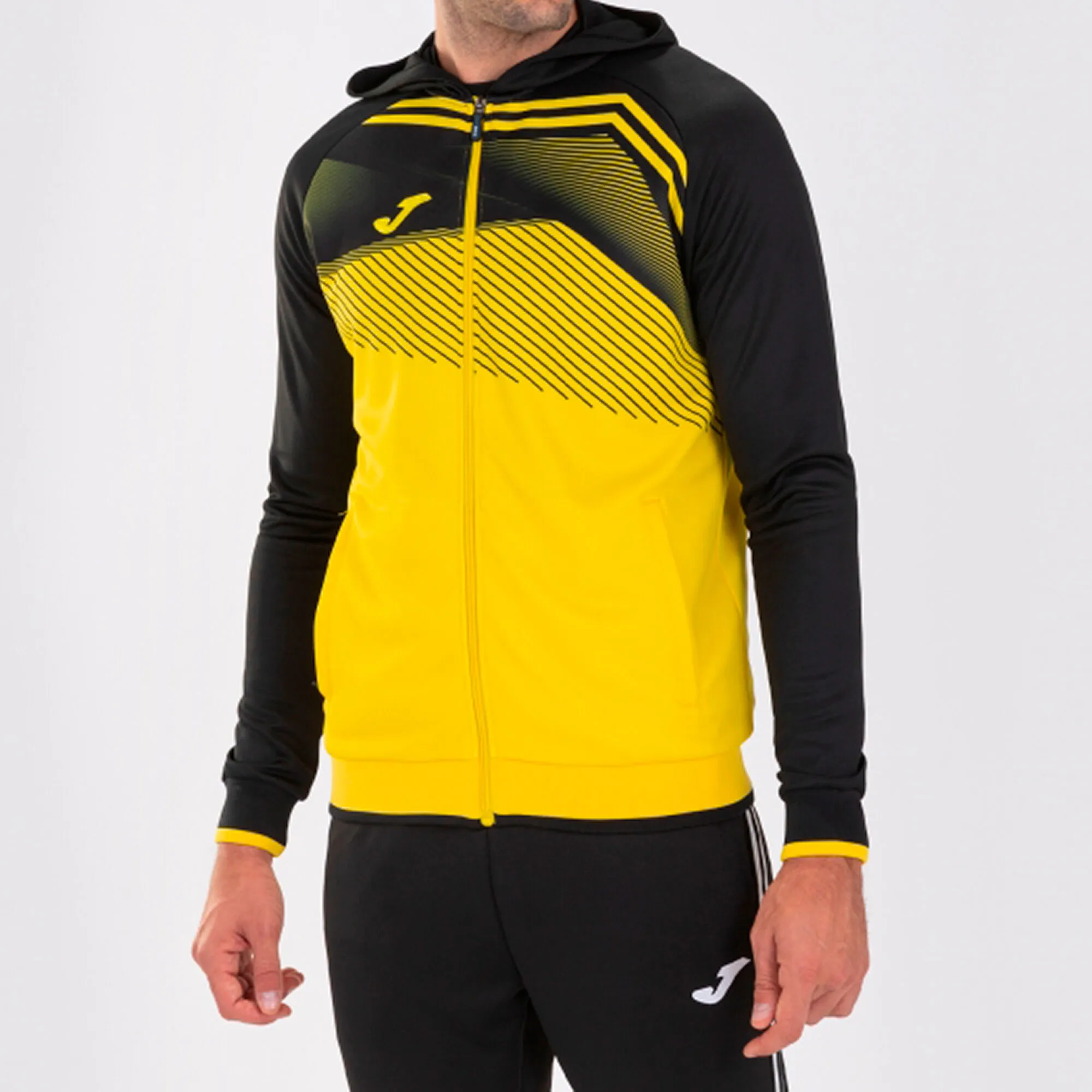 Chaqueta con capucha hombre Supernova II amarillo negro