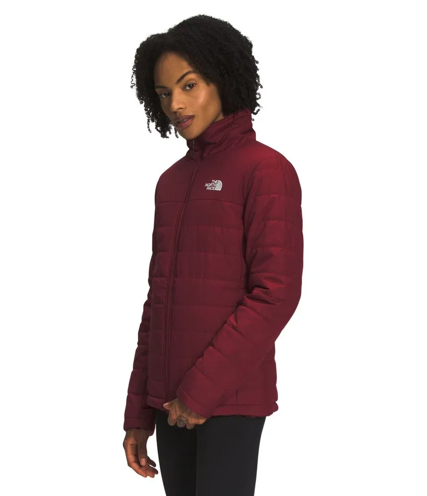 Chaqueta Mossbud Insulated Reversible Térmica Vinotinto Mujer The North Face