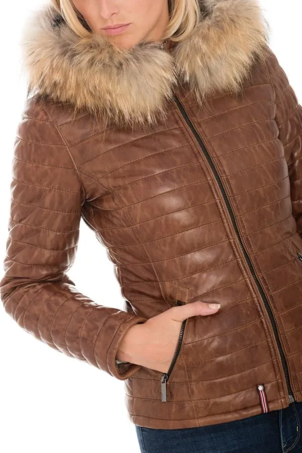 Chaqueta Mujeres Oakwood Happy Cognac 507