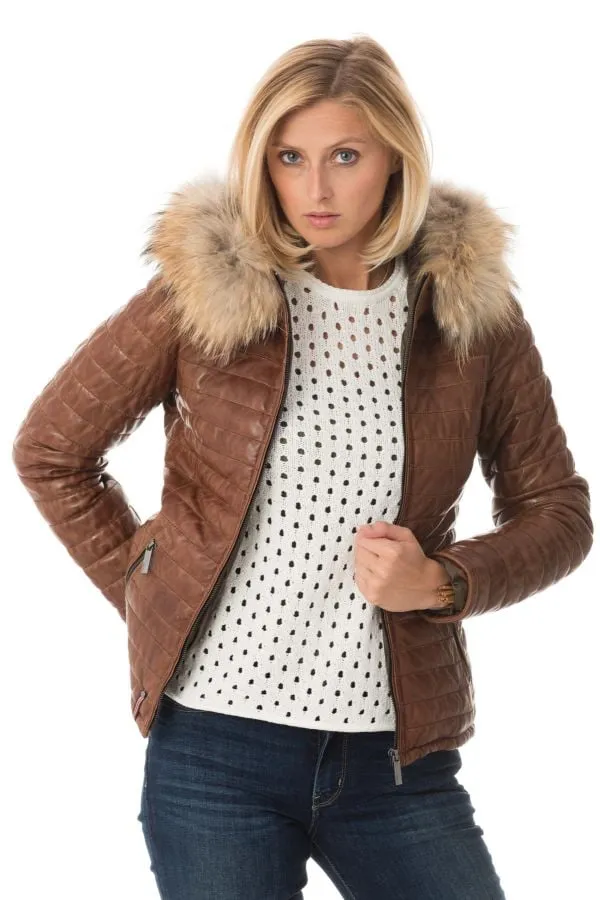 Chaqueta Mujeres Oakwood Happy Cognac 507