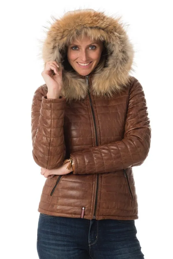 Chaqueta Mujeres Oakwood Happy Cognac 507