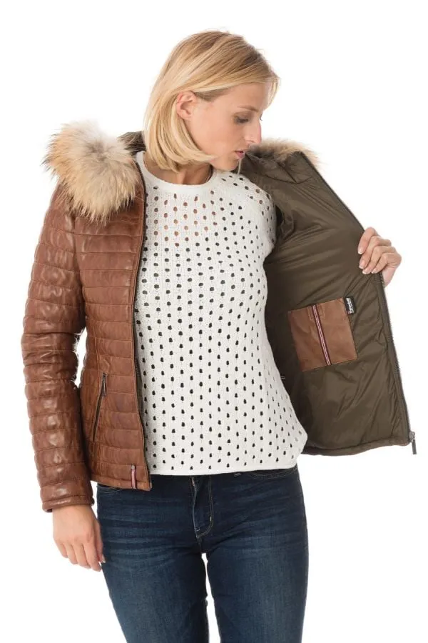 Chaqueta Mujeres Oakwood Happy Cognac 507