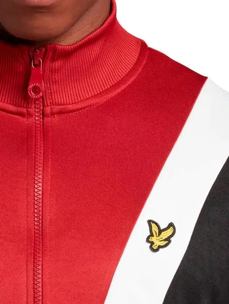 Chaqueta retro Lyle Scott roja para hombre