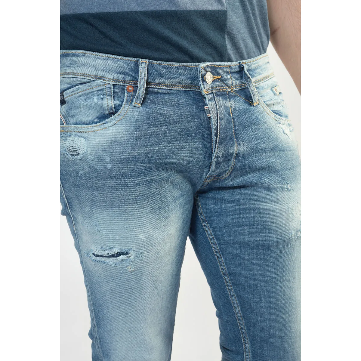 Jeans slim elástica 700/11, largo 34