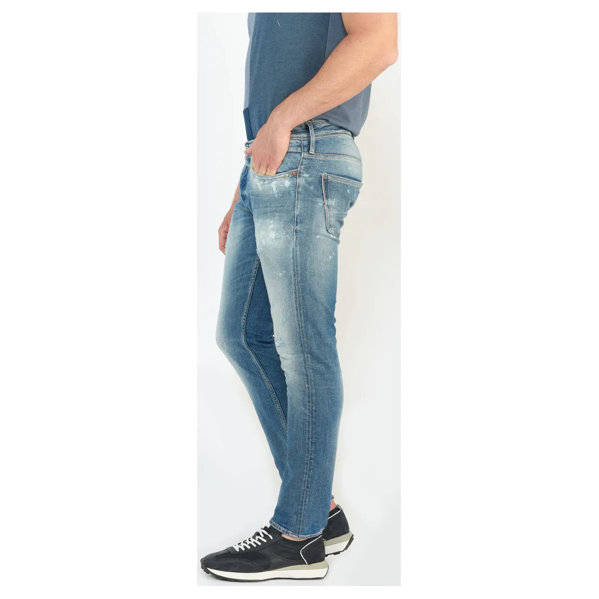 Jeans slim elástica 700/11, largo 34