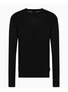 Jersey de punto Armani Exchange Hombre Negro