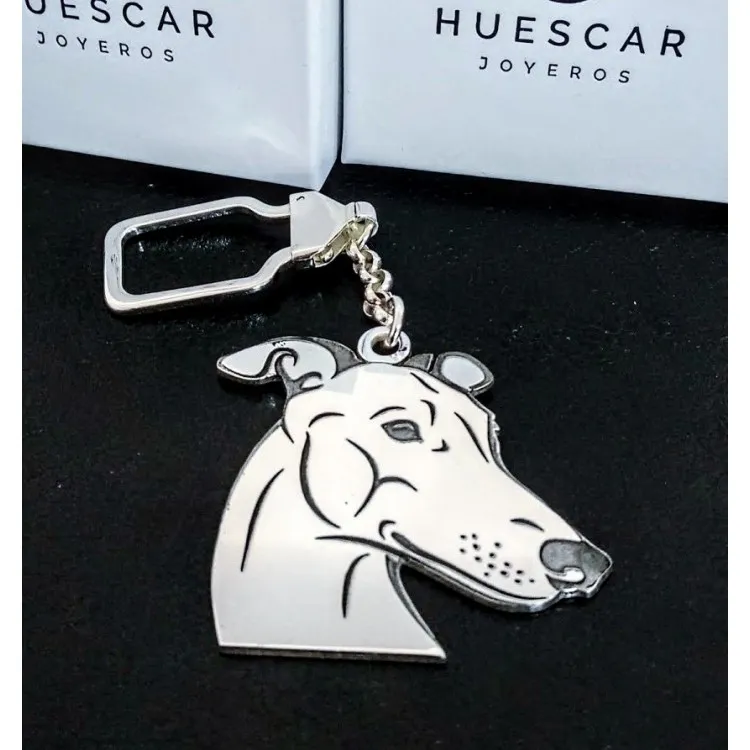 Llaveros de  mascotas  personalizados tallados en plata de ley