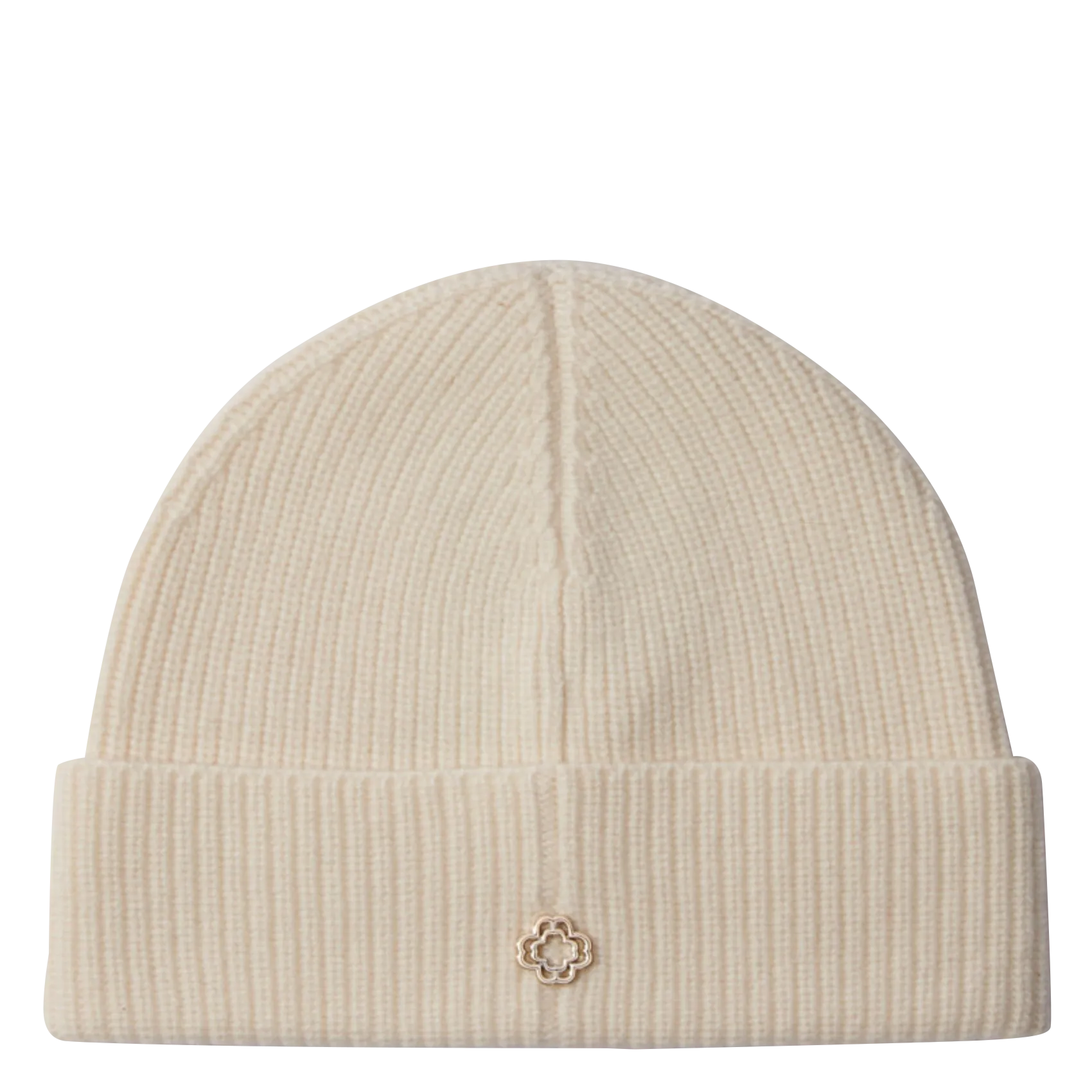 MAJE Gorro de lana en blanco