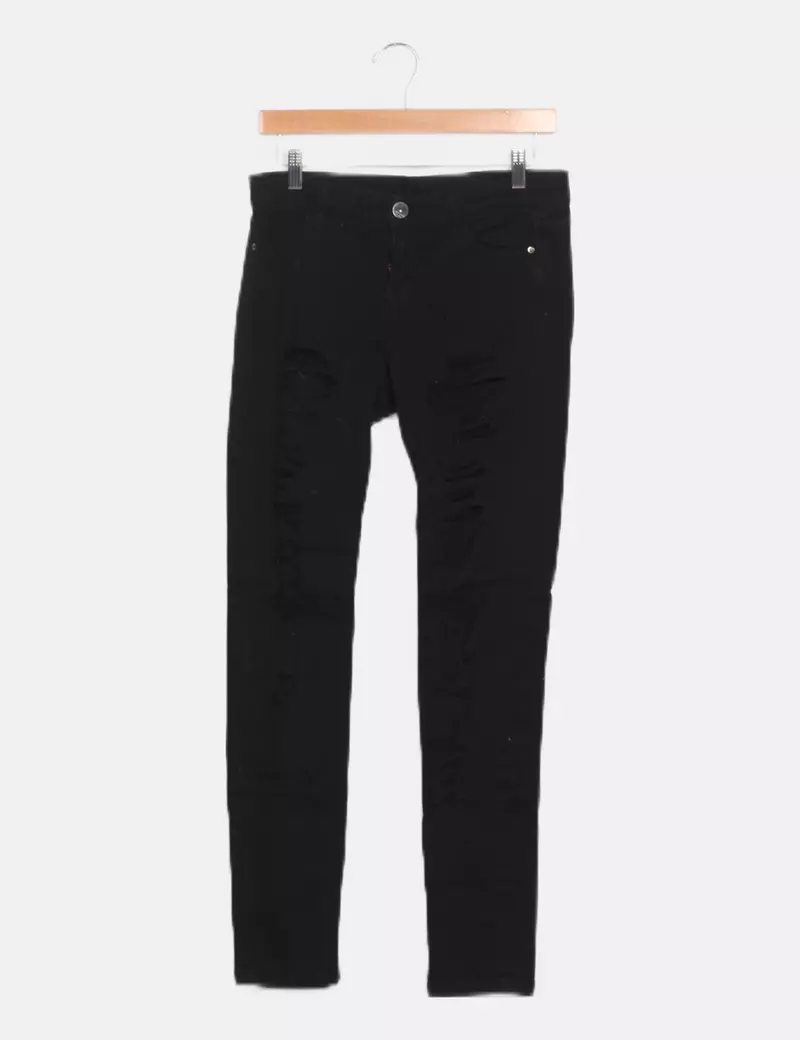 NoName Pantalón negro elástico