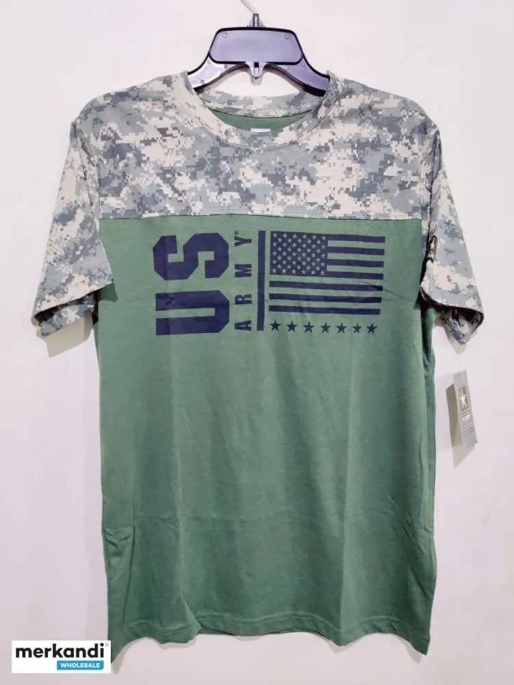 Ofertas de acciones de camisetas para hombres del ejército de EE. UU., buenas acciones con descuento