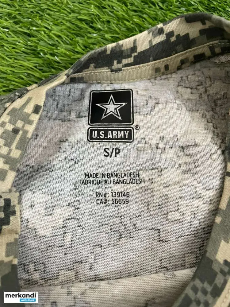 Ofertas de acciones de camisetas para hombres del ejército de EE. UU., buenas acciones con descuento