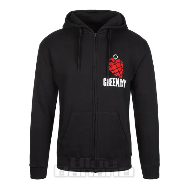 Oficial de Green Day American Idiot Sudadera Con Capucha (Negra)