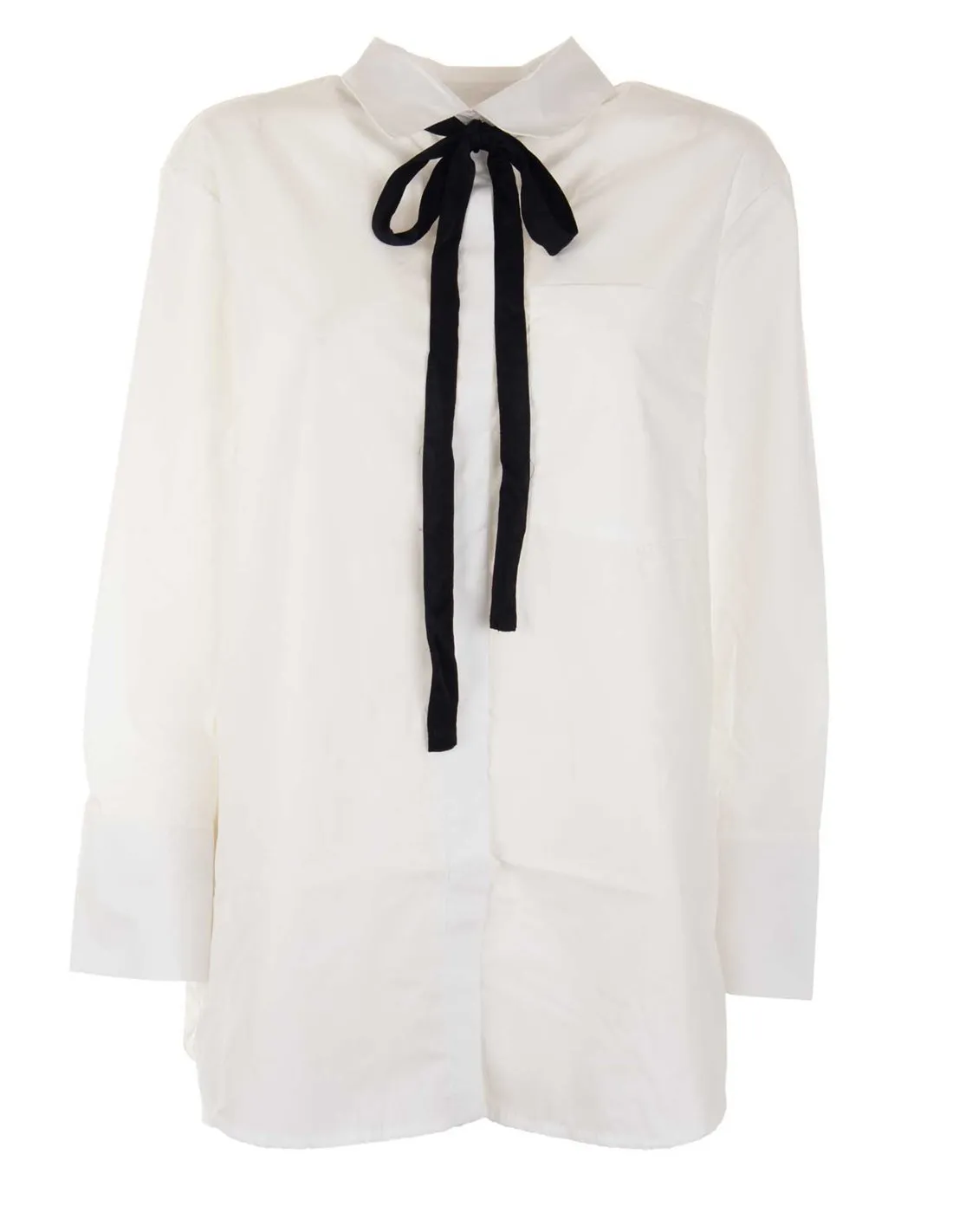 ONLY - Camisa blanca onlMoco Cala LS Bow 15337746 Mujer