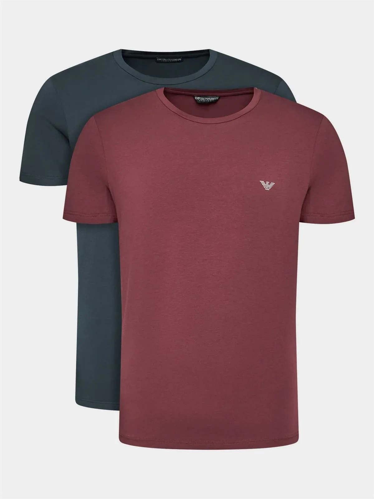 Pack 2 camiseta Emporio Armani 111267 3F720 15876 borgogna/marine