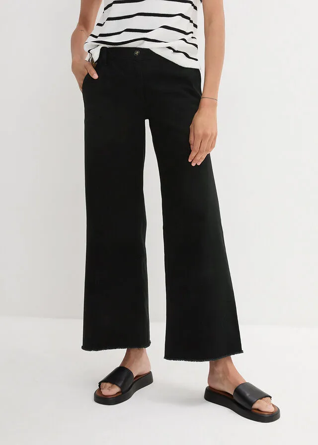 Pantalón de sarga Negro