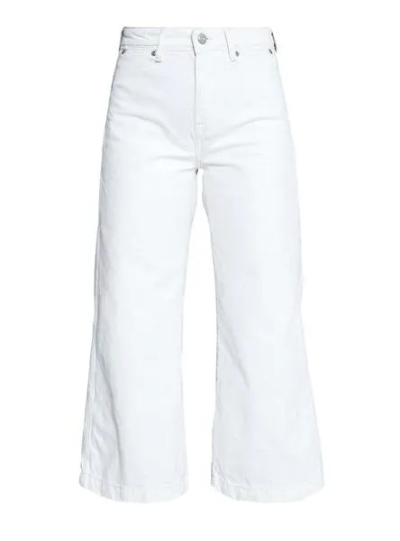 pantalón vaquero pepe jeans croove blanco mujer