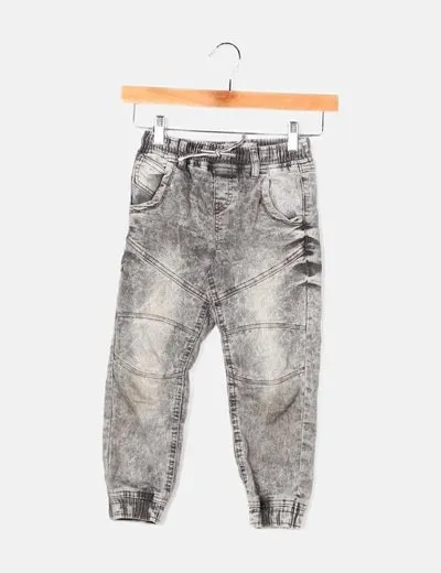 Primark Pantalón cargo gris