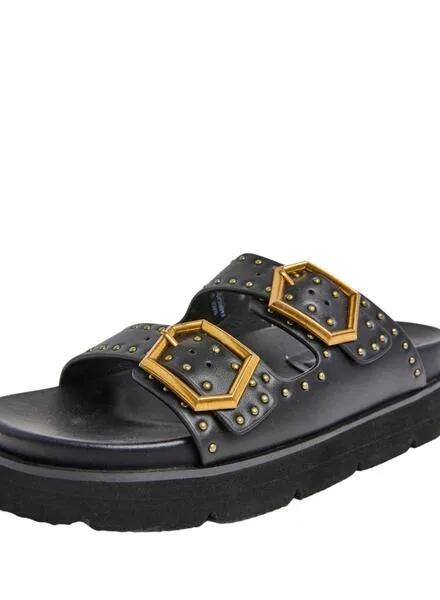 Sandalias Pepe Jeans Pola Studs Negro Para Mujer