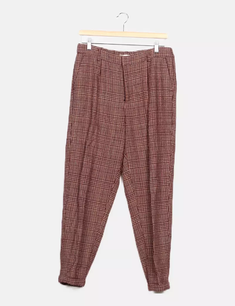 Springfield Pantalón bicolor cuadros