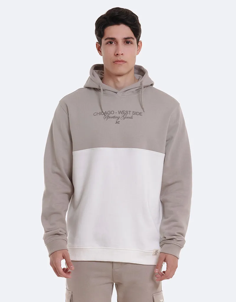 SUDADERA BICOLOR CAPUCHA